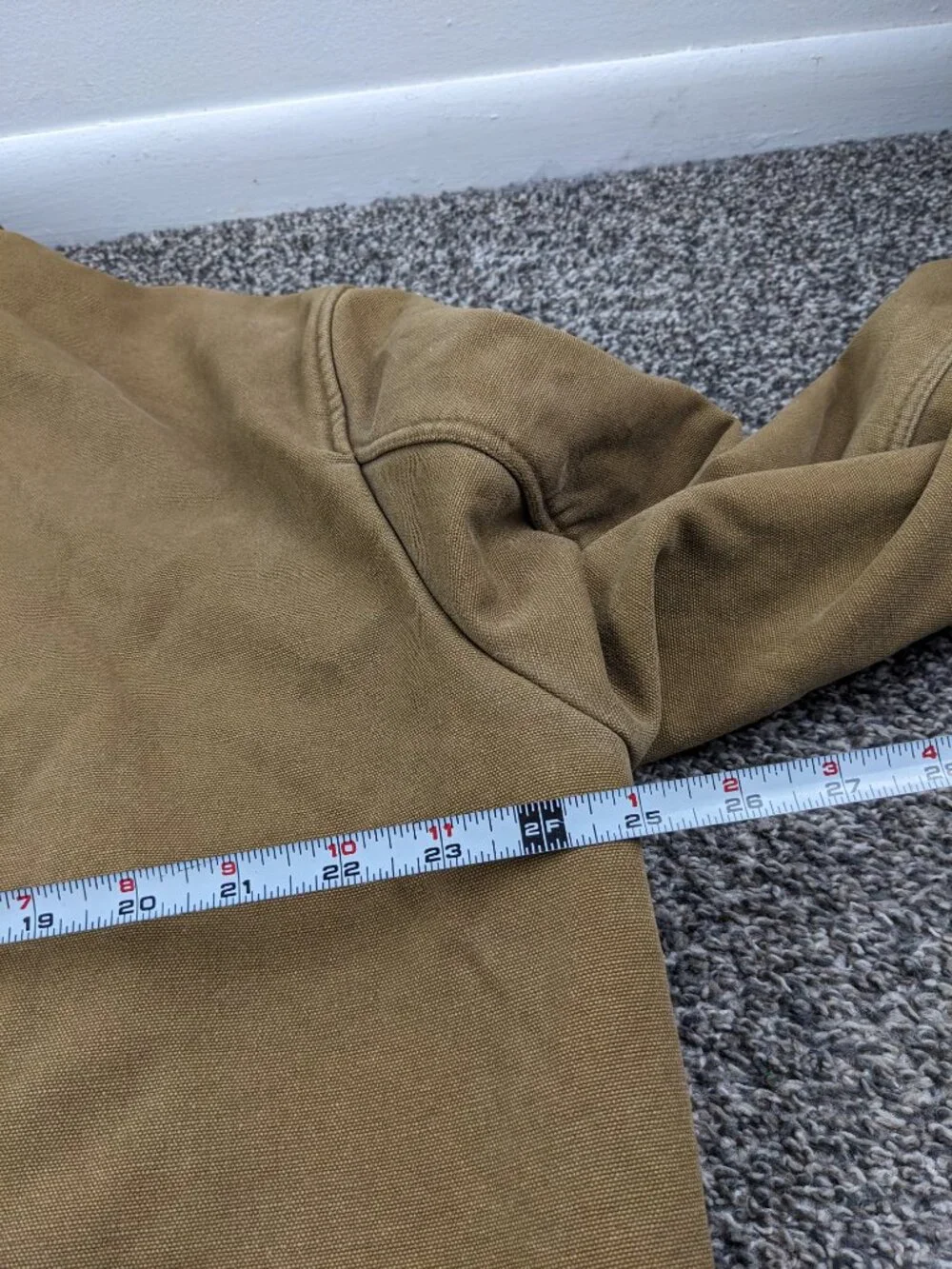 Vintage 2004 J Crew Chore Coat Jacket Canvas Corduroy Blanket Lined Mens Large